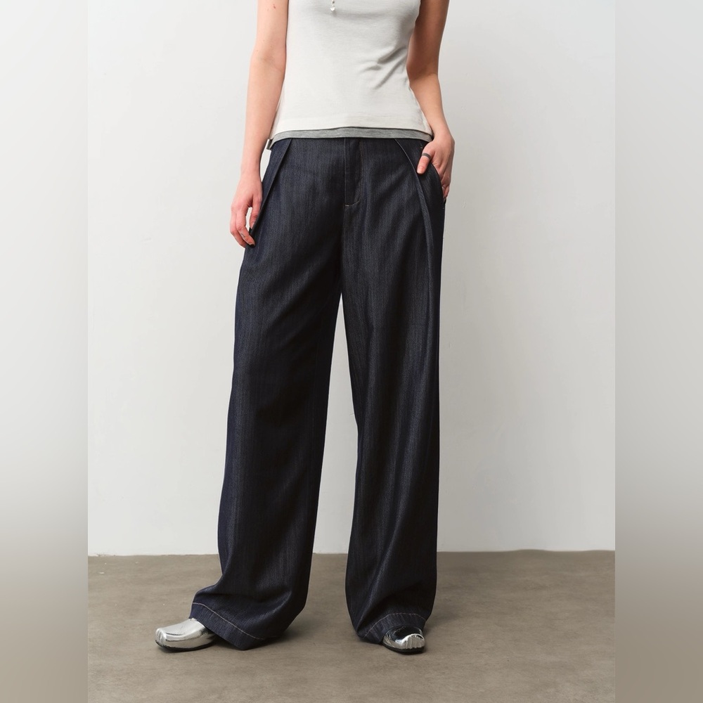 Leaf Echo denim trousers